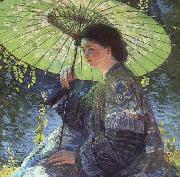 Guy Rose The Green Parasol oil painting picture wholesale